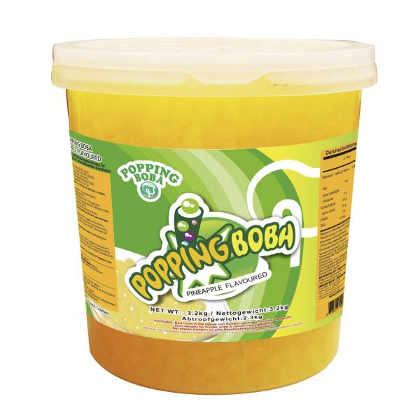 Bubble Tea Соковиті кульки Possmei зі смаком Ананасу 3,2 кг