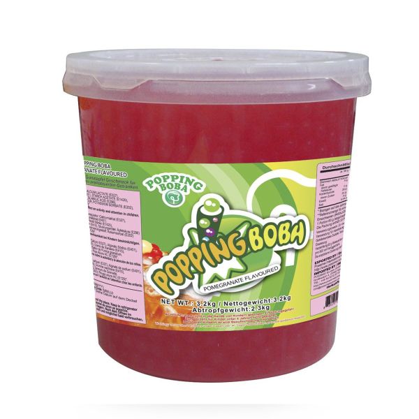 Bubble Tea Соковиті кульки Possmei зі смаком Граната 3,2 кг