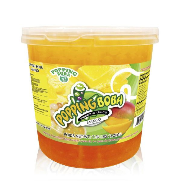 Bubble Tea Соковиті кульки Possmei зі смаком Манго 3,2 кг