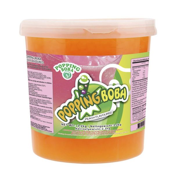 Bubble Tea Соковиті кульки Possmei зі смаком Персика 3,2 кг