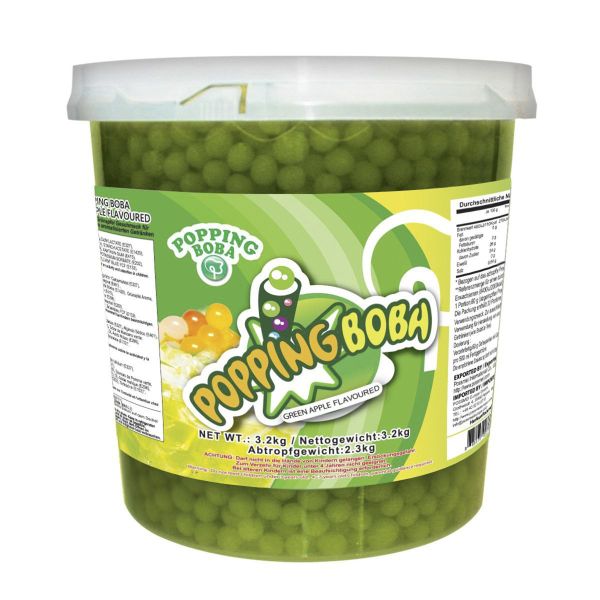 Bubble Tea Соковиті кульки Possmei зі смаком Яблука 3,2 кг