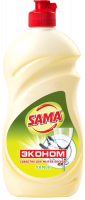 Засіб для миття посуду SAMA Економ 500 г Лимон