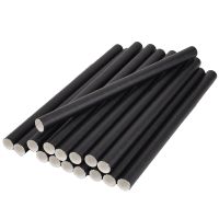 Трубочки бумажные для Bubble Tea d-10 мм L-200 мм 50 шт ЧЕРНЫЕ