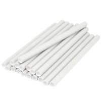 Трубочки паперові для Bubble Tea d-10 мм L-200 мм 50 шт БІЛІ