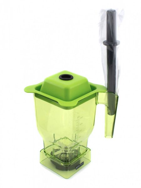 Чаша для блендера JTC, 1,5 л з ножами, зелена (бісфенол відсутній)