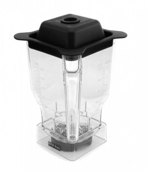 Чаша для блендера JTC, 1,5 л з ножами, прозора (бісфенол відсутній)