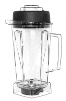 Чаша для блендера JTC, 2 л з ножами, прозора (бісфенол відсутній)