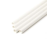 Трубочки бумажные Фреш d-8 мм L-200 мм 50 шт БЕЛЫЕ