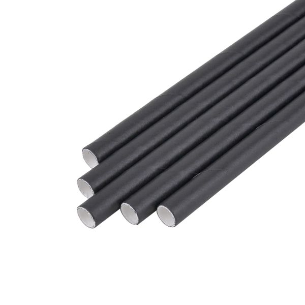 Трубочки паперові Фреш d-8 мм L-200 мм 50 шт ЧОРНІ