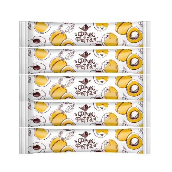 Фруктова пастила ФРУКФЕТА Абрикос 20 г 5 шт