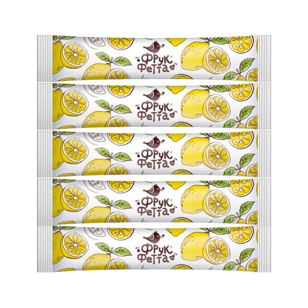 Фруктова пастила ФРУКФЕТА Лимон з яблуком 20 г 5 шт