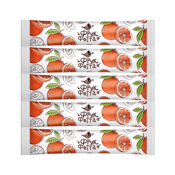 Фруктова пастила ФРУКФЕТА Мандарин 20 г 5 шт
