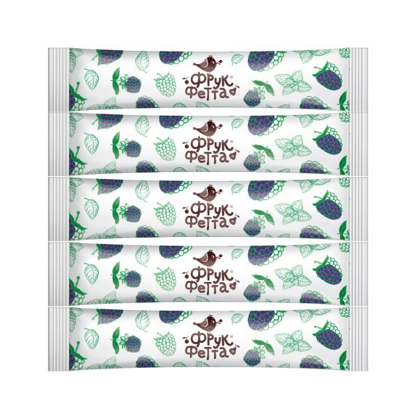 Фруктова пастила ФРУКФЕТА Ожина з м'ятою 20 г 5 шт