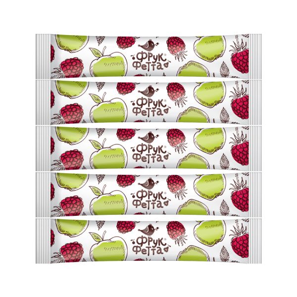 Фруктова пастила ФРУКФЕТА Яблуко з малиною 20 г 5 шт