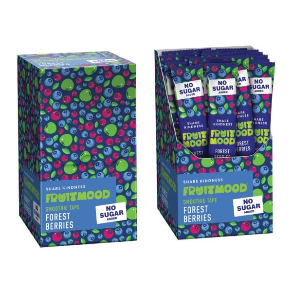 Фруктова пастила FruitMood Без цукру Лісова ягода 10 г 5 шт