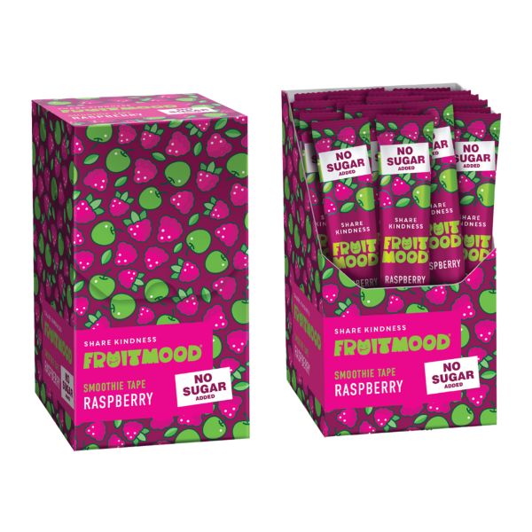 Фруктова пастила FruitMood Без цукру Малина 10 г 5 шт