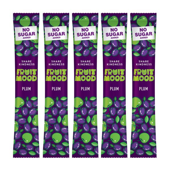 Фруктова пастила FruitMood Без цукру Слива 10 г 5 шт