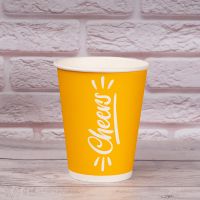 Стакан паперовий 400 мл для холодних напоїв Cheers
