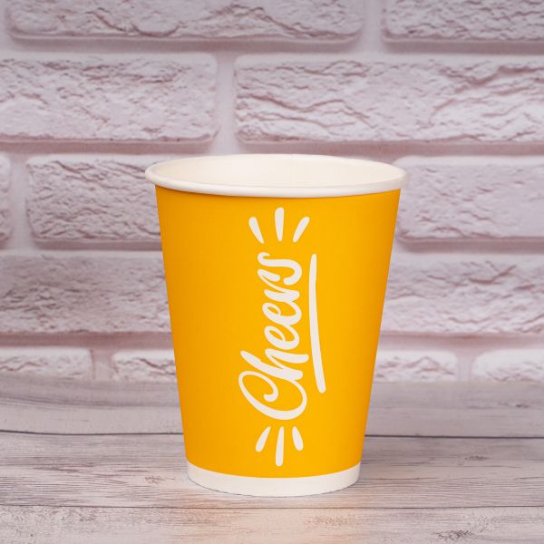 Стакан паперовий 400 мл для холодних напоїв Cheers