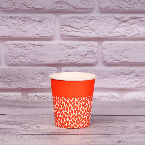 Стакан паперовий 110 мл BIO Orange