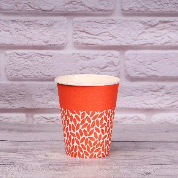 Стакан паперовий 175 мл BIO Orange