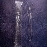 Виделка Bittner 18 см в індивід. упак. ПРОЗОРА 100 шт