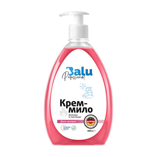 Рідке крем-мило BALU Дика орхідея з дозатором 600 мл