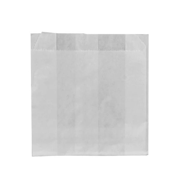 Пакет саше паперовий жиростійкий 105*110*50 мм 50г/м2 БІЛИЙ