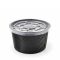 Контейнер з кришкою РР 450 мл d-116 мм h-75 мм ЧОРНИЙ