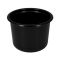 Контейнер з кришкою РР 500 мл d-115 мм h-80 мм ЧОРНИЙ