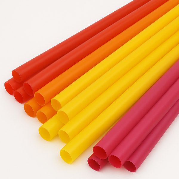 Трубочки Фреш d-7 мм L-210 мм кольорові 500 шт