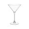 Келих для мартіні склоподібний 165 мл 6 шт