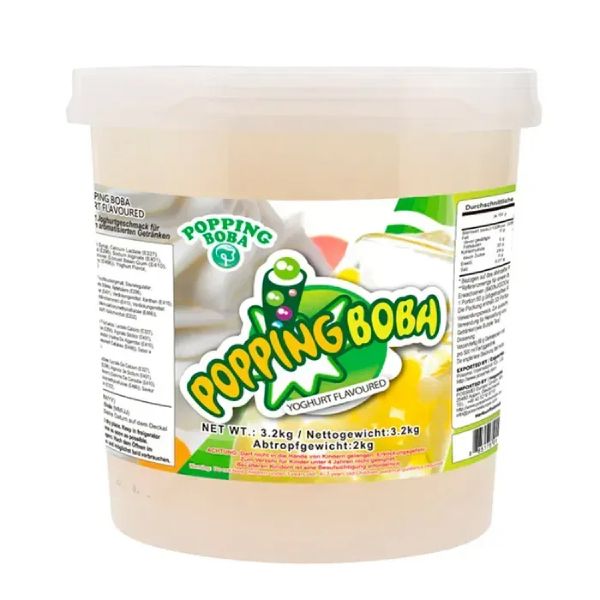 Bubble Tea Соковиті кульки зі смаком Йогурт 3,2 кг