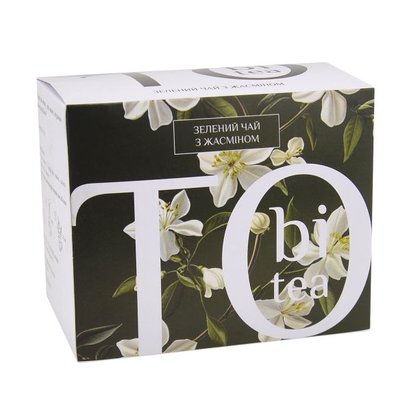 Чай зелений пакетований з жасміном TOBI 2,5 г*20 шт
