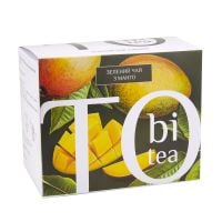 Чай зелений пакетований з манго TOBI 2,5 г*20 шт