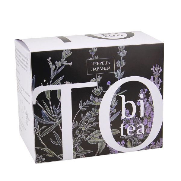 Чай чорний пакетований Чебрець-Лаванда TOBI 2,5 г*20 шт