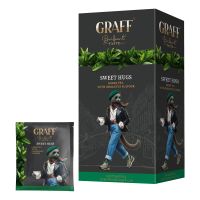 Чай зелений пакетований Sweet hugs Солодкі обійми з ароматом Османтусу Graff 1,5 г * 20 шт