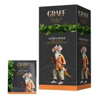 Чай зелений пакетований Citrus space Цитрусовий космос Graff 1,5 г * 20 шт