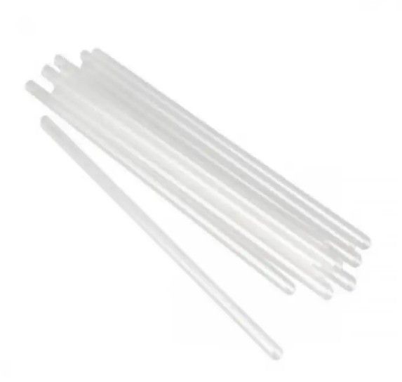 Трубочки Фреш d=6.8 мм L=210 мм 300 шт прозорі в індив.бум.упак.