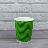 Гофростакан 185 мл зелений