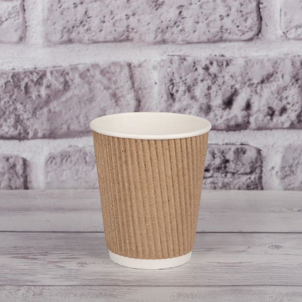 Гофростакан 185 мл бурий