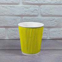 Гофростакан 185 мл жовтий