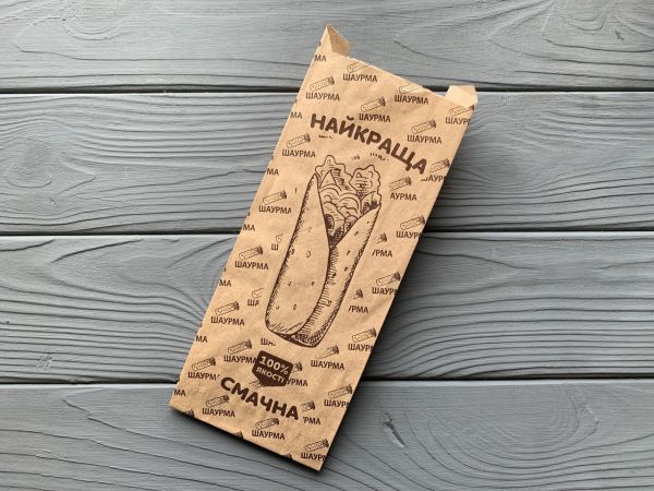 Упаковка для шаурми 220*90*50 мм 40 г/м2 100 шт 