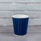 Гофростакан 185 мл синій