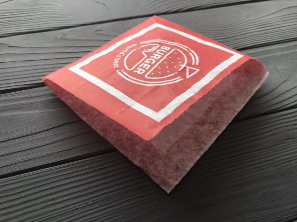 Упаковка для бургерів та гамбургерів 140*140 мм 36г/м2 100 шт