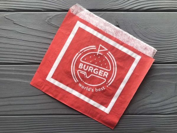 Упаковка для бургерів та гамбургерів 140*140 мм 36г/м2 100 шт