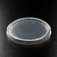 Кришка пластикова плоска на стакан РР d-94 мм 100 шт