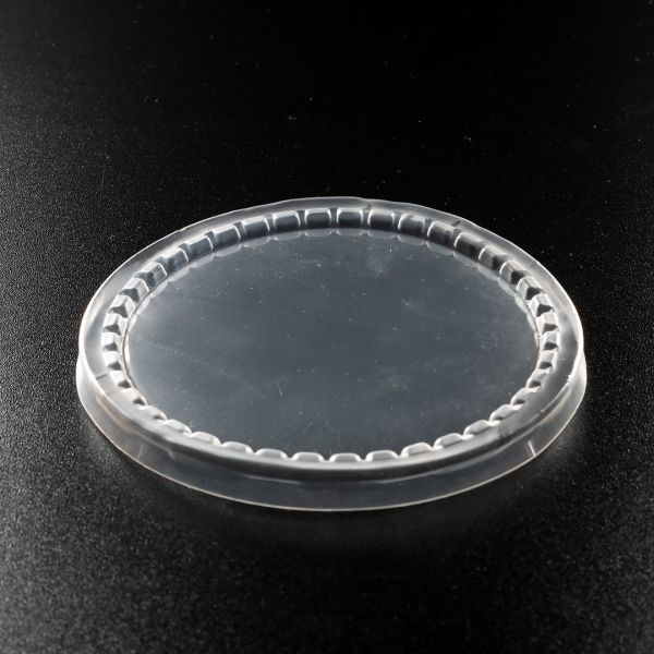 Кришка пластикова плоска на стакан РР d-94 мм 100 шт