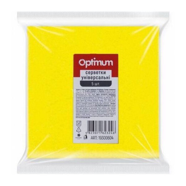 Серветка універсальна віскозна 30*35см Pro Optimum 5шт
