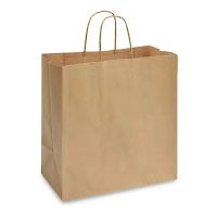 Пакет бумажный с ручками 350*350*200 мм 100 г/м2 КРАФТ